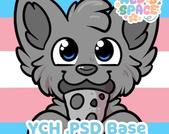 YCH Base - Trans Pride Pizza