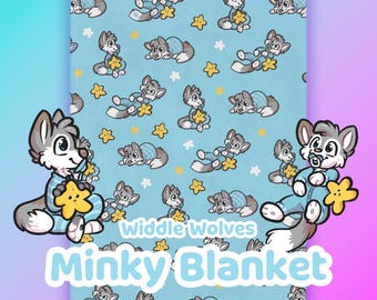 Widdle Wolves - Blanket