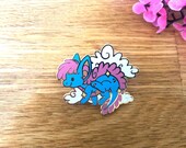 Cloud Dragon hard enamel pin