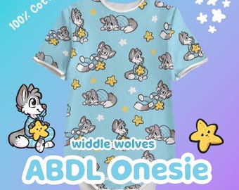 Widdle Wolves - ABDL Bodysuit