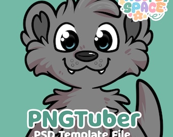 Otter - Furry PNGTuber .PSD Vorlagendatei