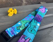 Cute Dinosaur lanyard - T-Rex - Brontosaurus - Paralophosaurus
