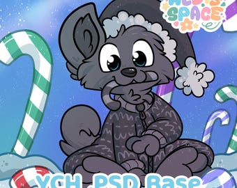 Base YCH - Niño Bastón de Caramelo