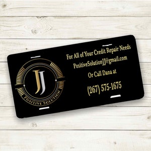 Custom License Plate Car Tag, Personalized License Plate 90001