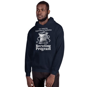 NYC Vintage Recycling Hoodie (Unisex)