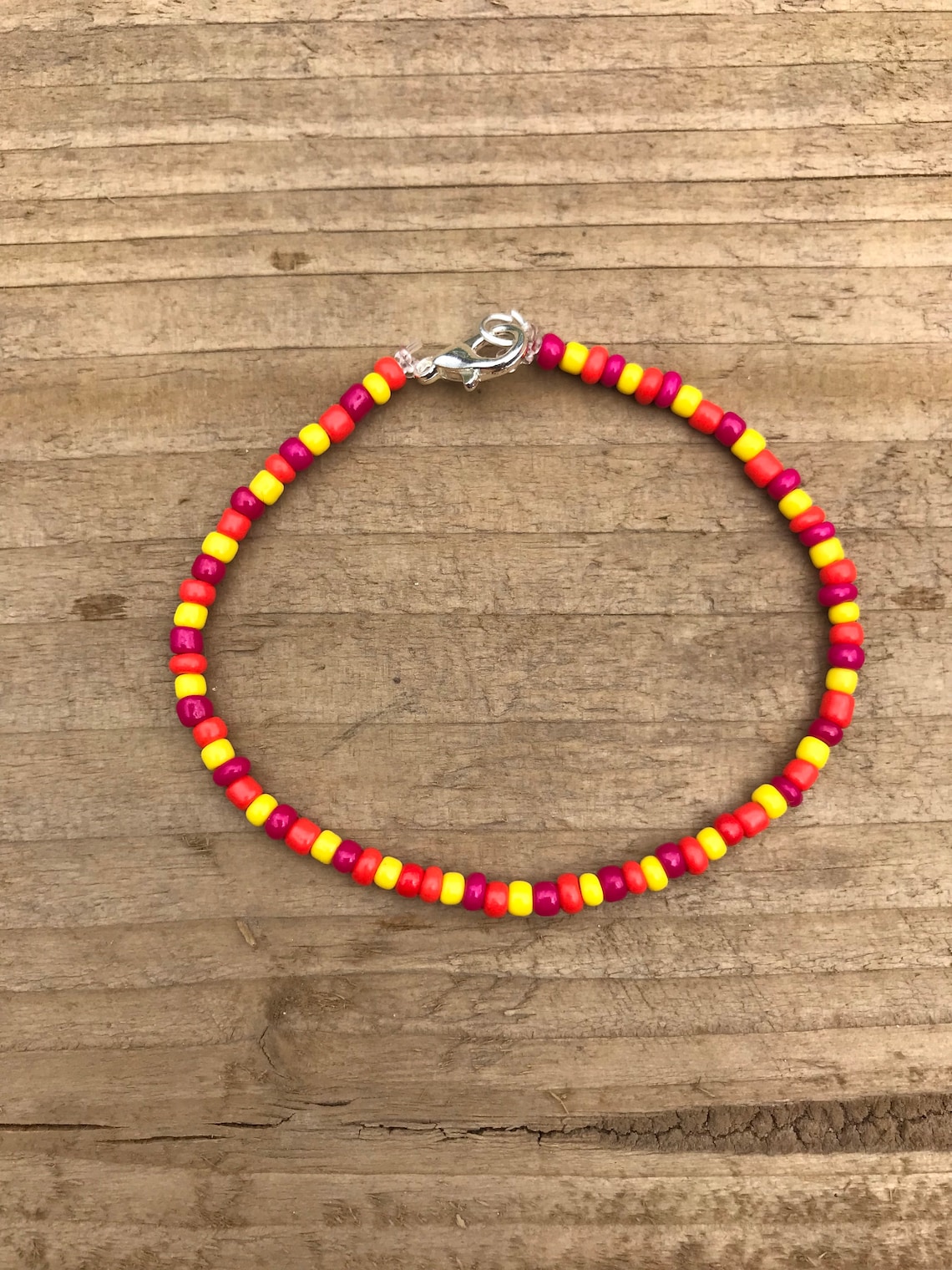 Seed bead bracelet Etsy