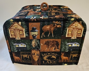 4 slice toaster cover Approximately 11.5 x 10.5 x 8 inches tall