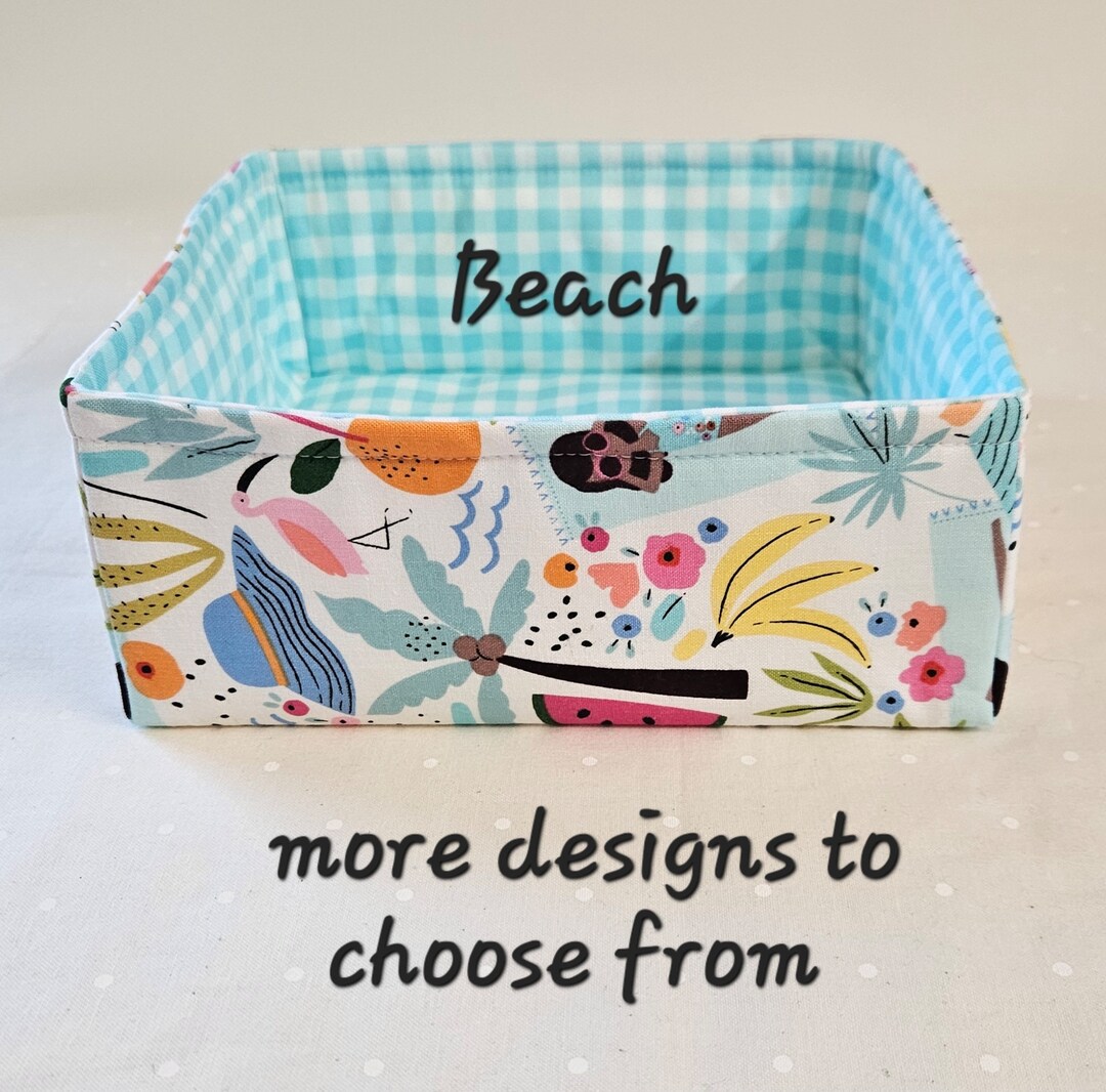 Fabric Napkin Holder Approximately 7 Inches Square X 3 Inches Deep Etsy