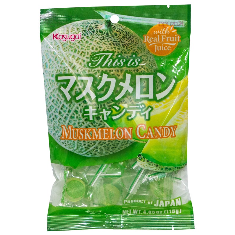 Japanese Candy Kasugai Muskmelon Honeydew Candy Etsy