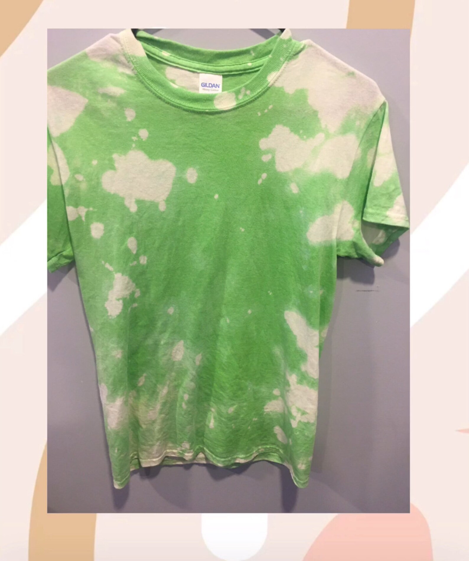 custom bleached shirts