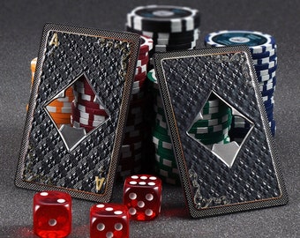 Bottle Opener Playing Card Ace of Diamonds Poker Gift