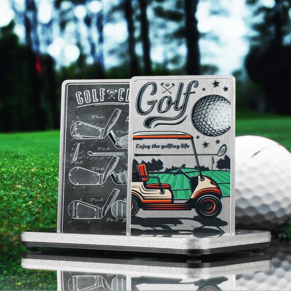 Golf Card Decor Golf Room Decor Golf Gifts for Men Sport Etsy