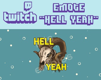 Ram Skull - Hell Yeah - Twitch Emote