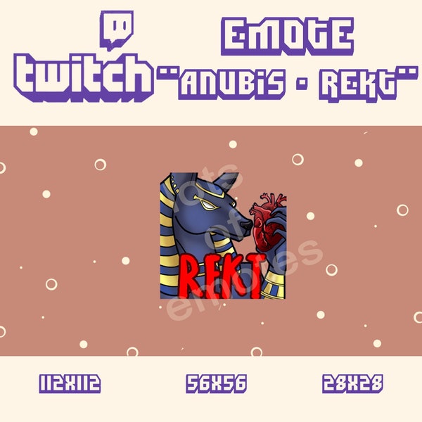 Anubis - Ancient Egyptian God - Rekt Twitch Emote