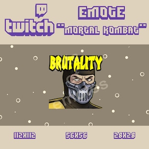 Scorpion - Brutality - Twitch Emote