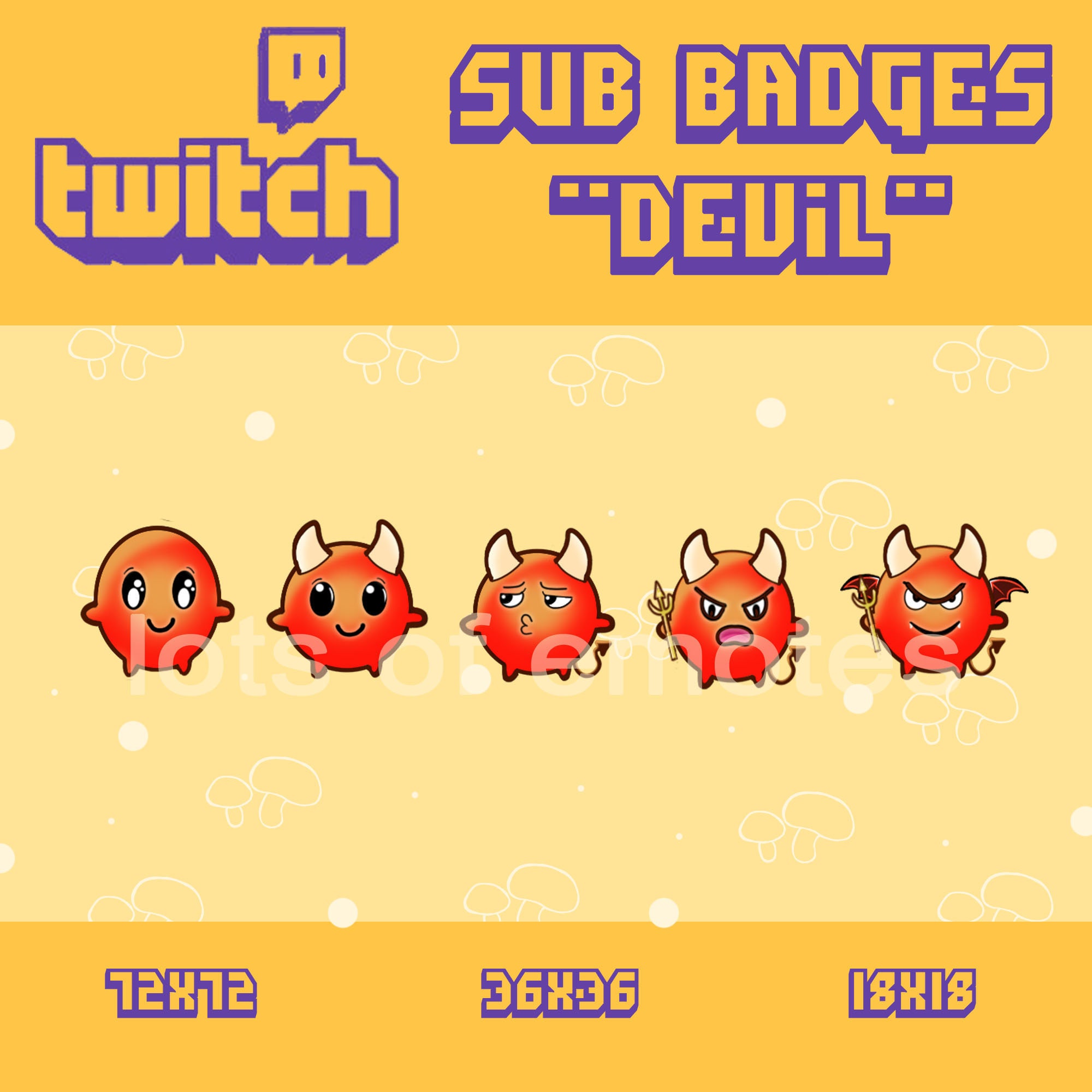 Twitch Sub Bit Badges Devils Etsy Twitch Sub Bit Badges Devils Etsy