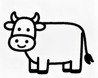 Farm animals Coloring book for Kids PDF and JPG Digital  Book for Fun & Creativity