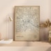 Custom Map Poster Print, Personalized City Street Map With Coordinates ...