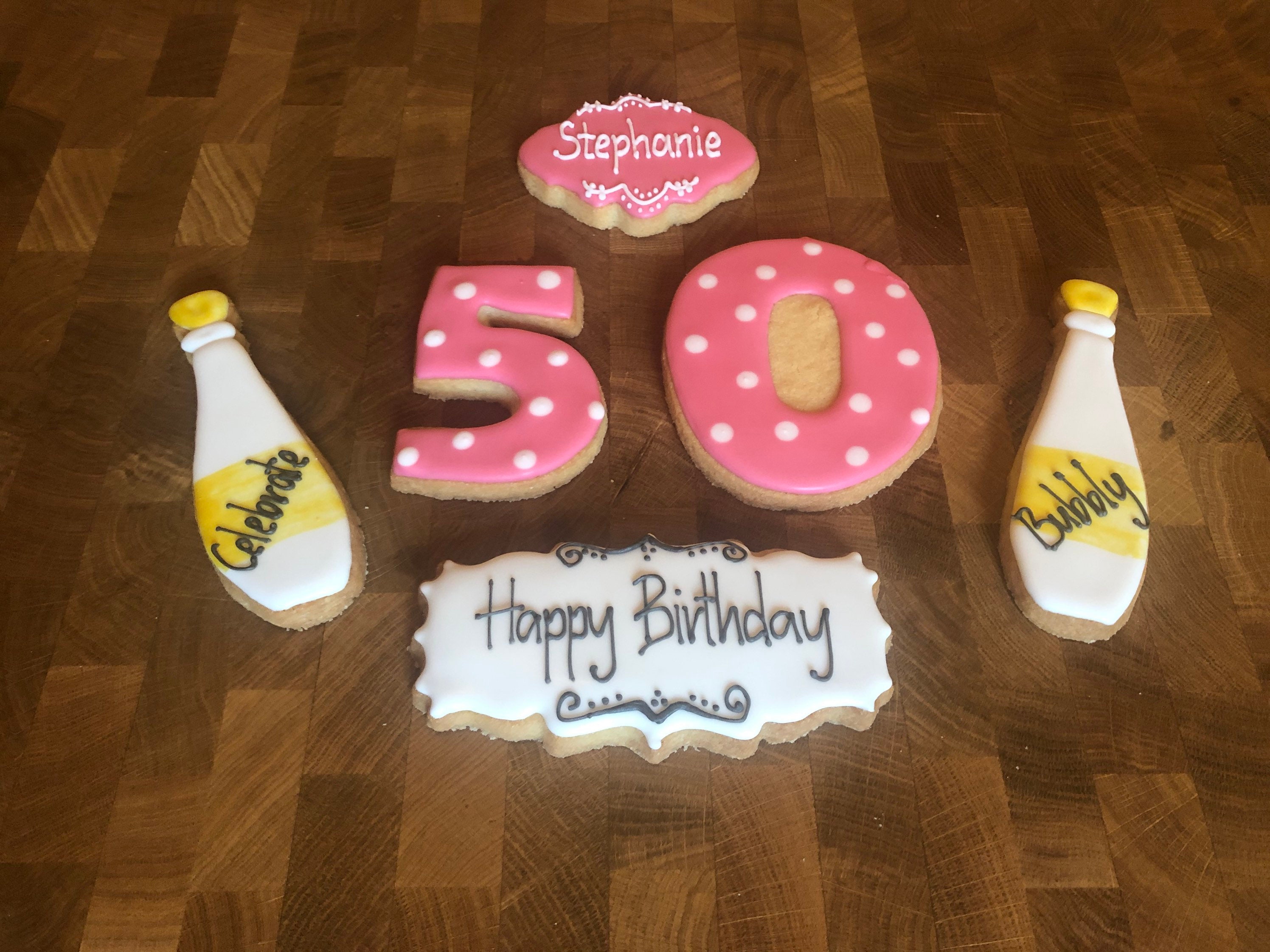 Happy Birthday Cookie Box Made to Order Gift Iced Etsy UK