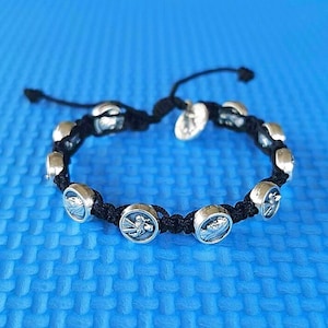 Kinder Schutz Armband, Allerheiligen Armband, Heiliger katholischer Schmuck, religiöse Medaille, christliches Armband, Baby Armband, katholische Schule