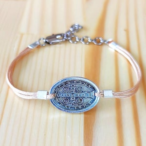 Simple Cord Bracelet, St. Benedict Bracelet, Blessing Bracelet, Exorcism Protection, St. Benedict, Catholic Gift, Religious Jewerly,