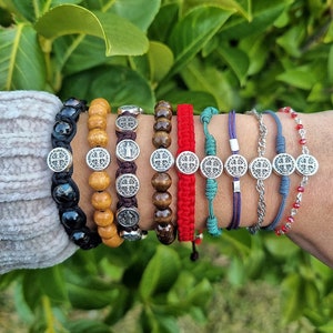 St. Michael Bracelet, St. Michael Medal, Catholic Bracelet, Holy Bracelet, St Raphael, Guardian Angel, Catholic Gift, Saint Michael Jewelry