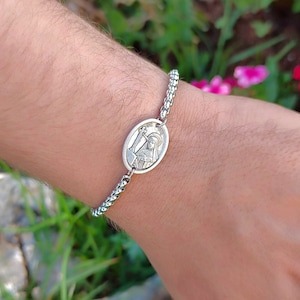 St Rita Charm Bracelet, Patron Saint Of The Impossible Causes, Religious Gift For Women, Gift For her, Chain Bracelet, Saint Rita Of Cascia
