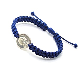 Bracelet Holy Face of Jesus, Médaille du Visage Saint, Christian Jewerly, Protection Catholique Saint, Bracelet Réglable, Don pour Les Hommes Femmes Enfants