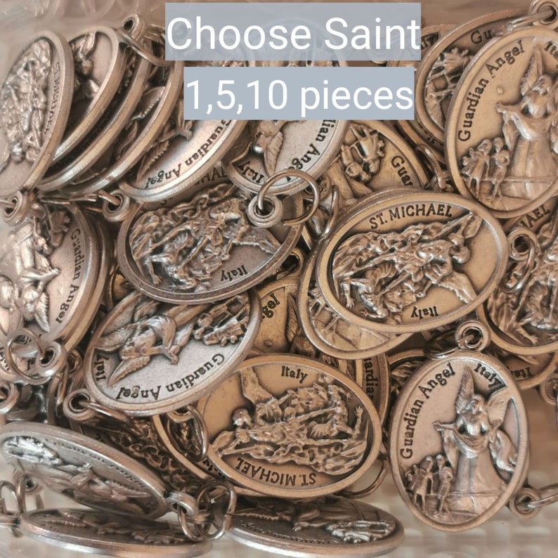 Catholic Medals 1510 PIECES CHOOSE SAINT Add Oncharm for Etsy