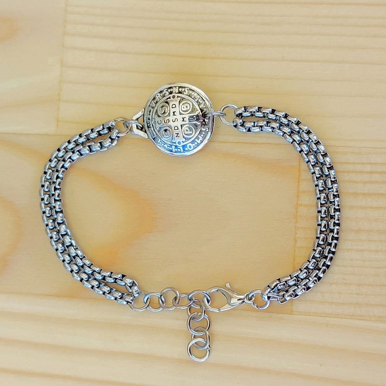 Catholic Saints Chain Bracelet Religious Bracelet Men Womens Etsy