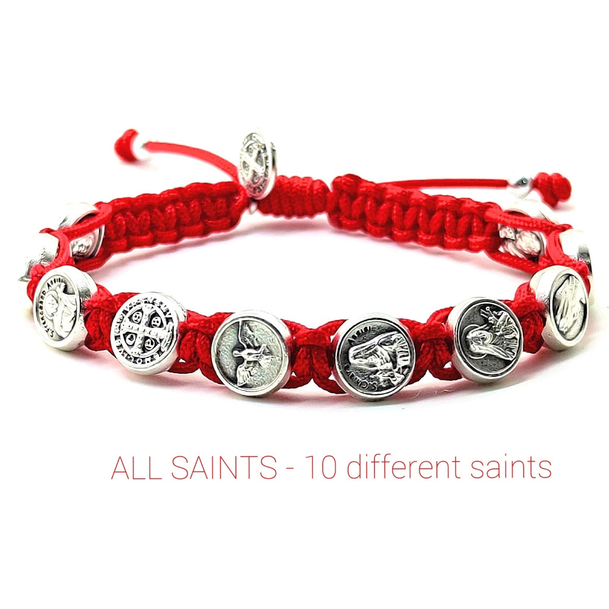 Catholic Saints Bracelet ALL SAINTS Bracelet Catholic Etsy