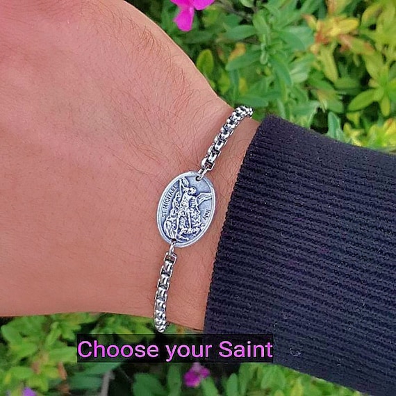 Saint Catholic Bracelet. All Saints Bracelet. Catholic Jewelry. Religious  Medal. Christian Bracelet. Saint Bracelet. Catholic Bracelet. - Etsy