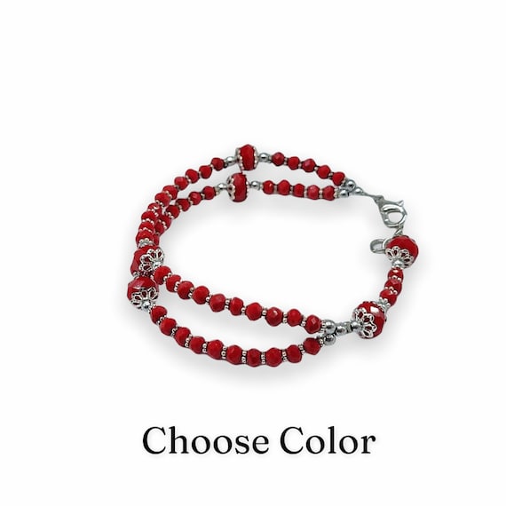 Rosary bracelet for girls or women, Catholic woman gift, Confirmation gift,  First Communion gift, Prayer beads, Catholic bracelet