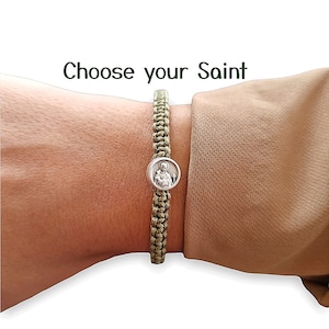 St Gerard Majella adjustable bracelet, Patron saint of childbirth and fertility, Pregnancy Bracelet, St Michael, Padre Pio, St Anthony