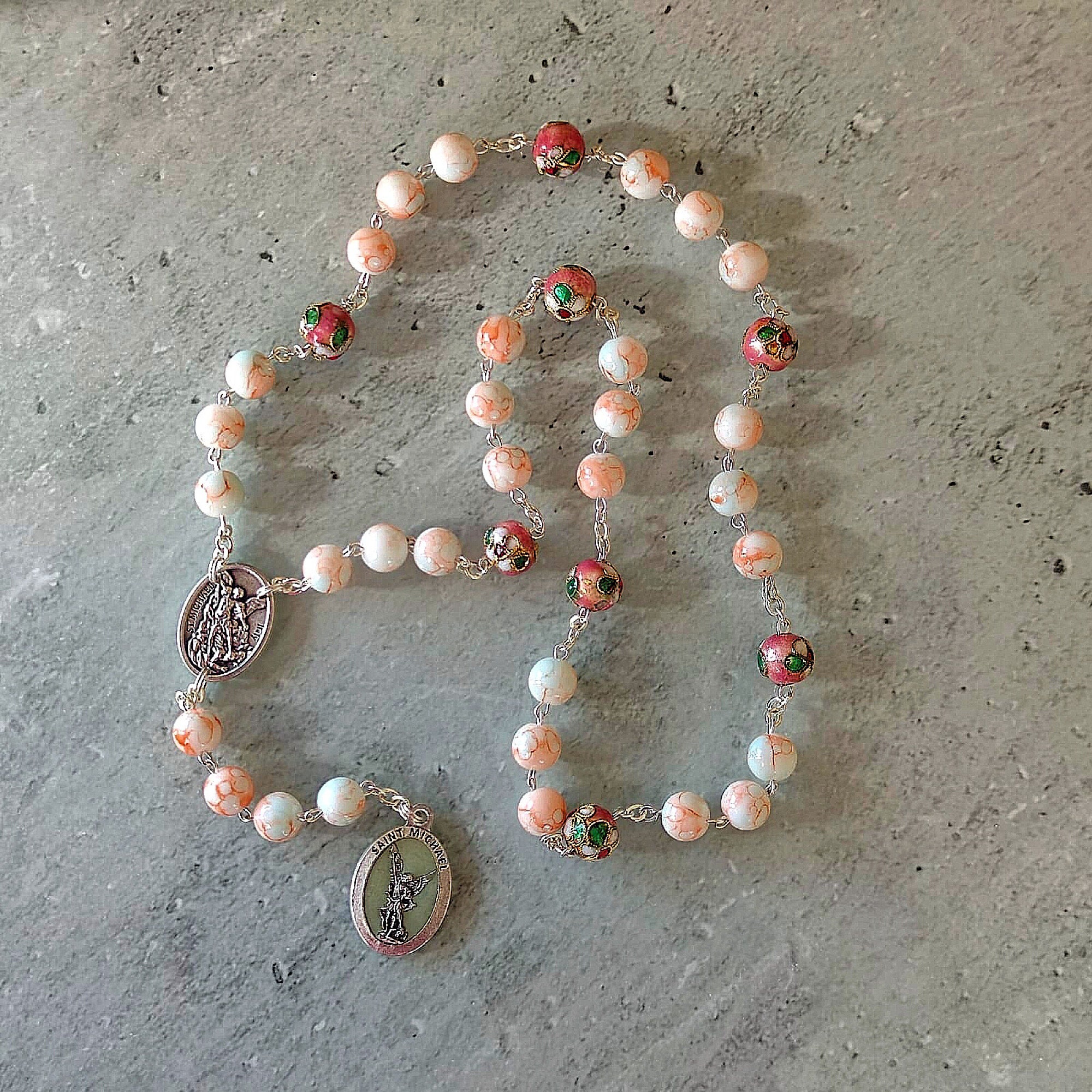 St Michael Chaplet Prayer Beads Police Military Gift - Etsy UK