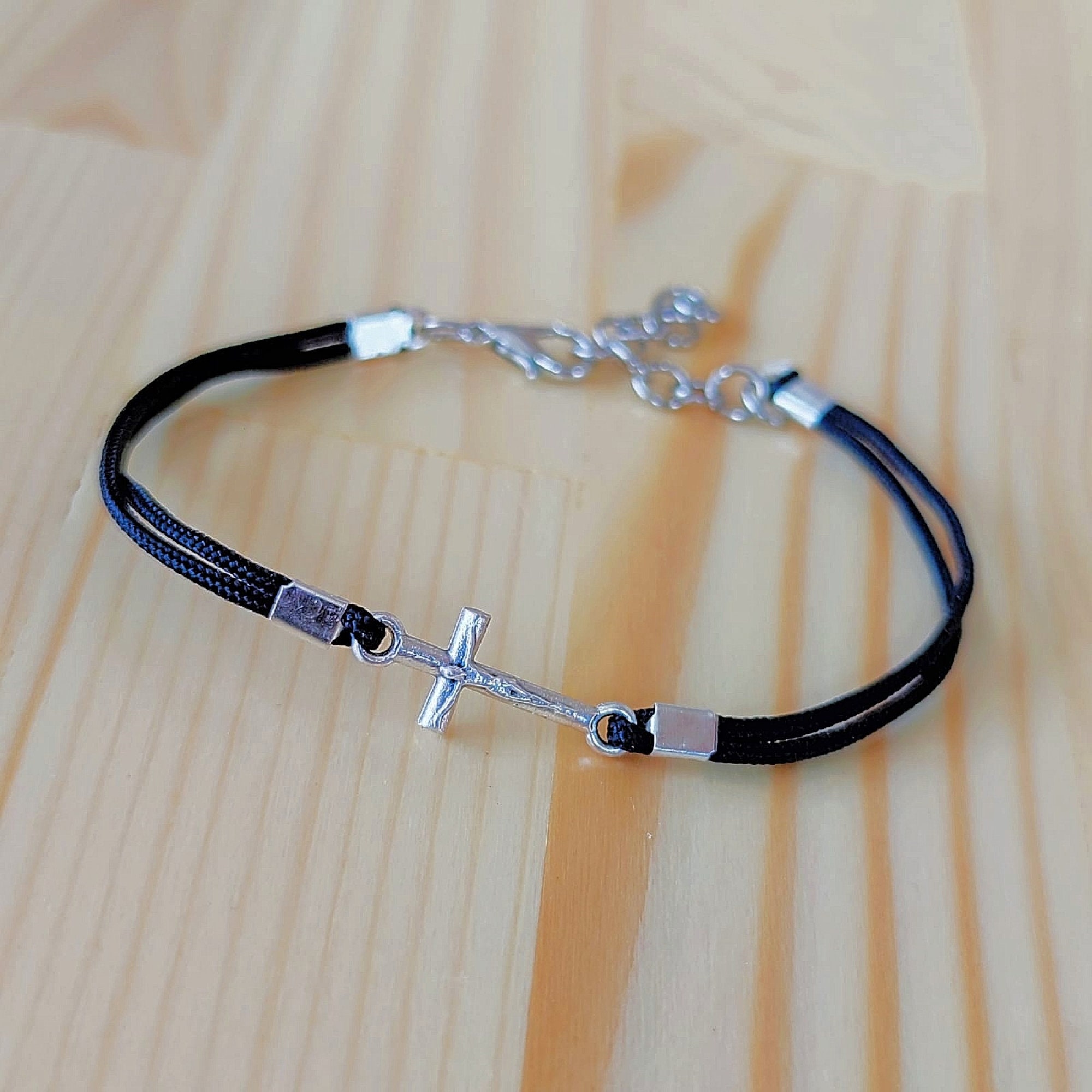 Catholic Cross Adjustable Bracelet Gift for Men Women Kids Etsy UK