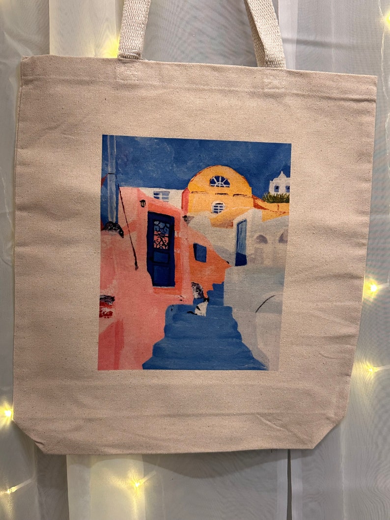 Art Print Canvas Tote Bags Etsy