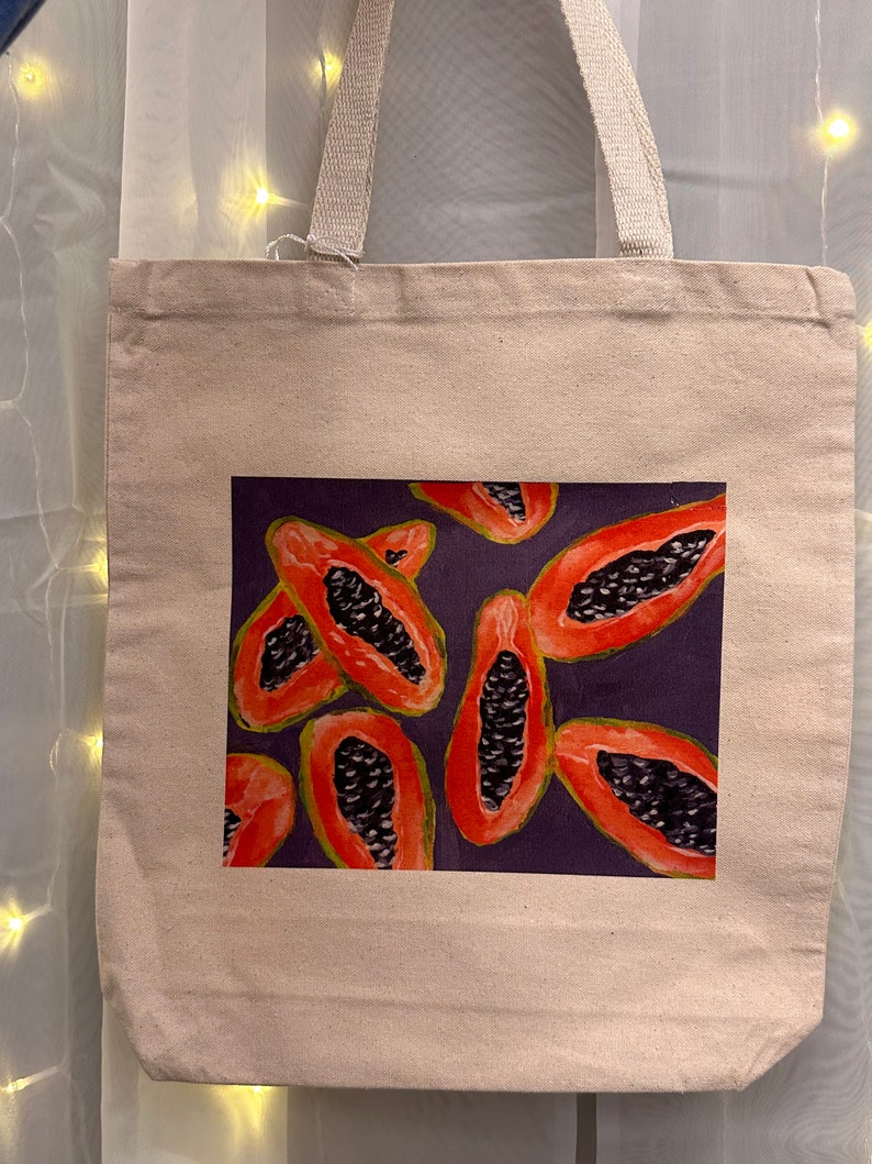 Art Print Canvas Tote Bags Etsy