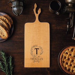 Personalized Wooden Charcuterie Board – Custom Laser Engraved Cheese & Serving Board