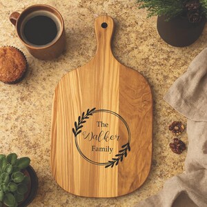 Personalized Wooden Charcuterie Board – Custom Laser Engraved Cheese & Serving Board