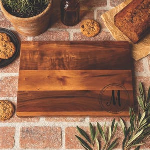 Personalized Wooden Charcuterie Board – Custom Laser Engraved Cheese & Serving Board