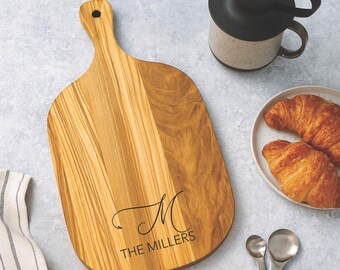 Personalized Wooden Charcuterie Board – Custom Laser Engraved Cheese & Serving Board