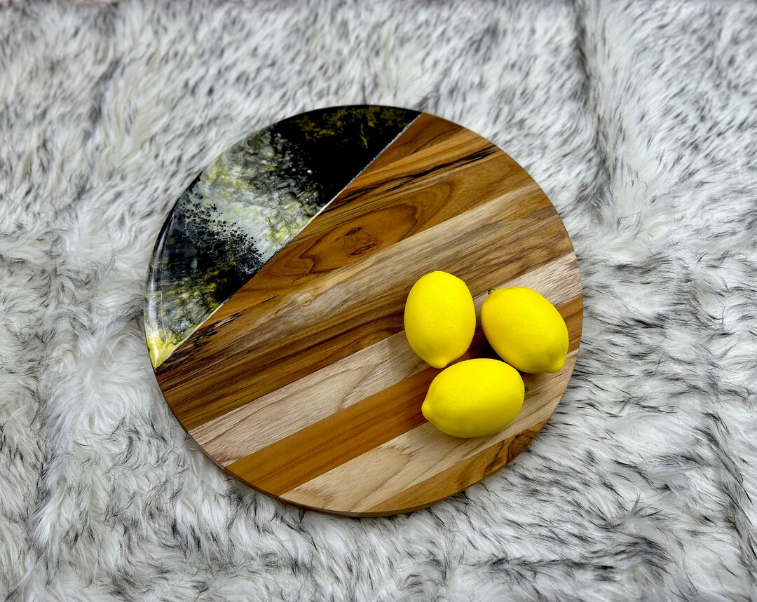 Lazy Susan OR Charcuterie Board Epoxy Resin Art Epoxy Etsy