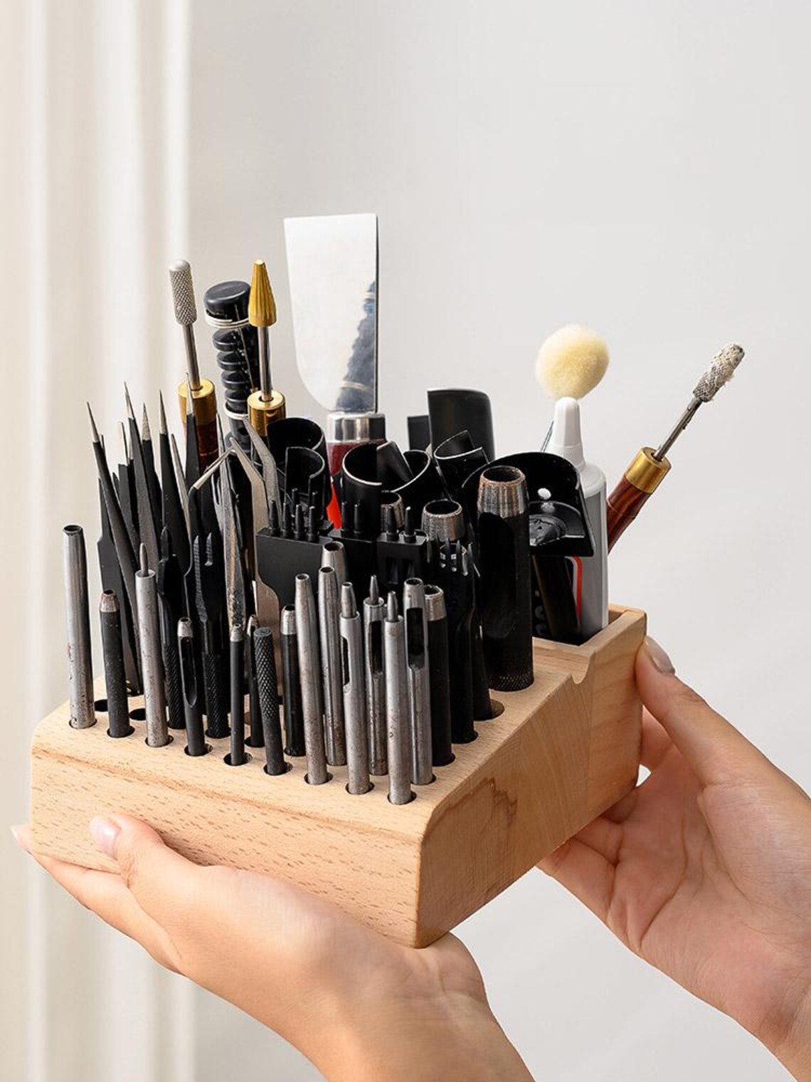 Leather Craft Tools Storage Rack- Tool Storage Box Holder Organizer - Etsy
