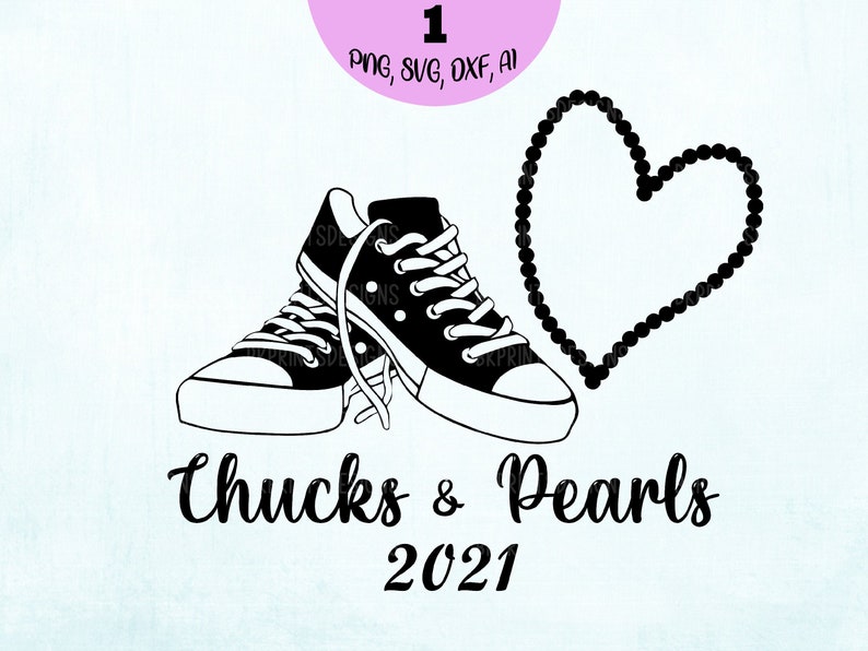 Download Chuck and pearls 2021 svg cut file for cricut silhouette ...