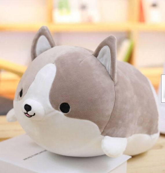 fat corgi plush