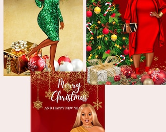GIFT TAG , Christmas ,Holiday ,African  American  Gift Tags , Printable download
