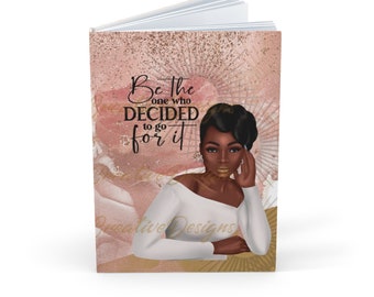 Be the One who Decide, Planner Cover, Journal Cover, Notebook cover, African American women Notebook ,Digital Notebook, Digital download