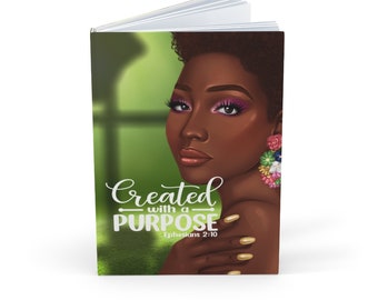 Creates with a Purpose ,Journal Cover, Notebook Cover,  Planner Cover, Digital, Printable Download ,Africa  American