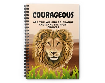 Be Brave, Be Bold, Be Courageous with our Digital Notebook Cover, Dare to Dream Big